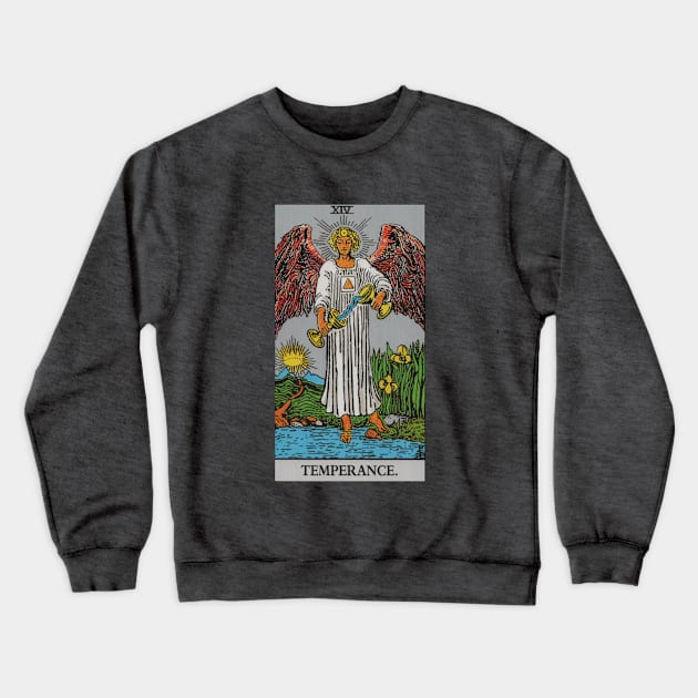 Temperance Tarot Card Crewneck Sweatshirt by Star Scrunch